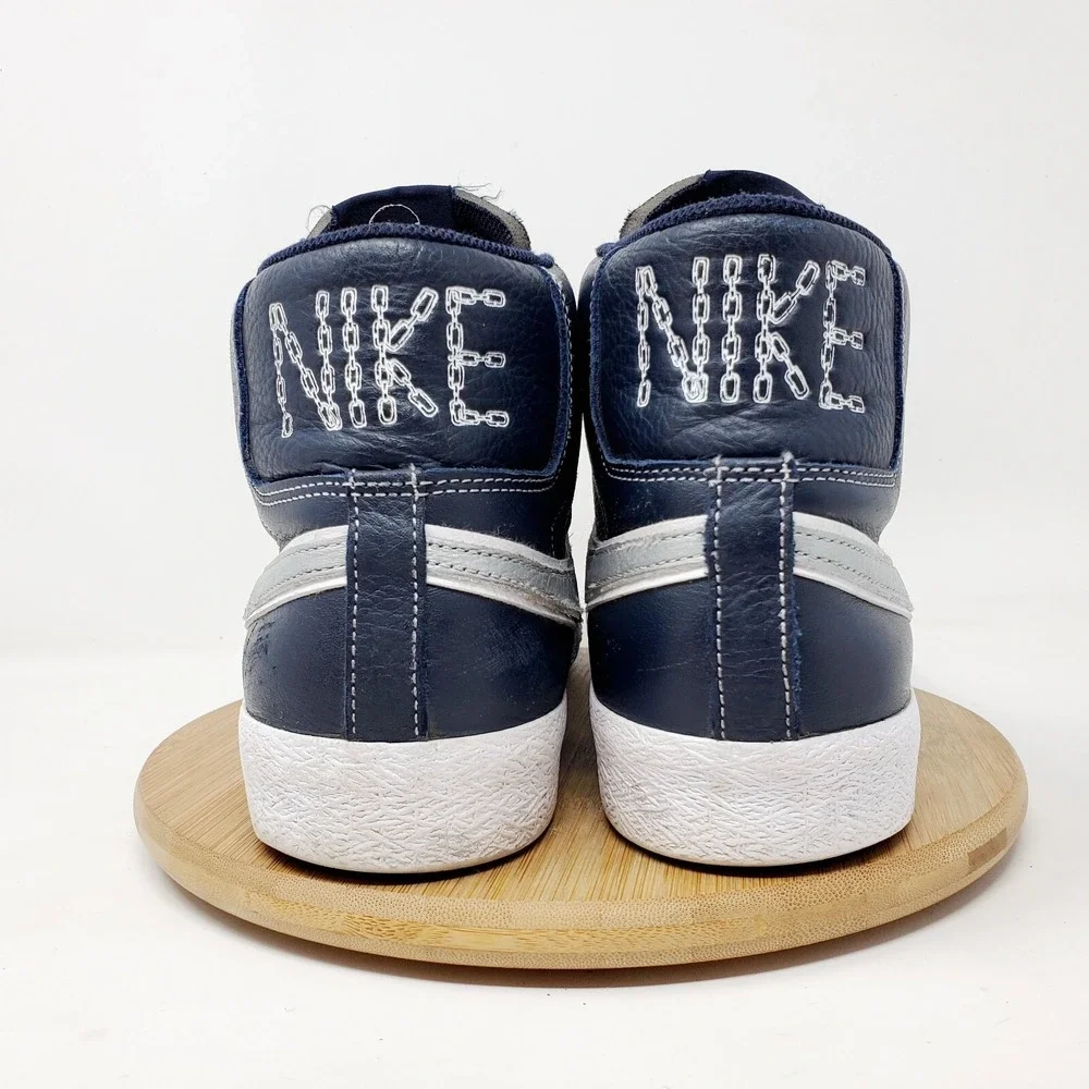 Nike‎ Blazer Mid Shoes Mens 11 Mason Silva Dark Blue Lace Up Sneakers